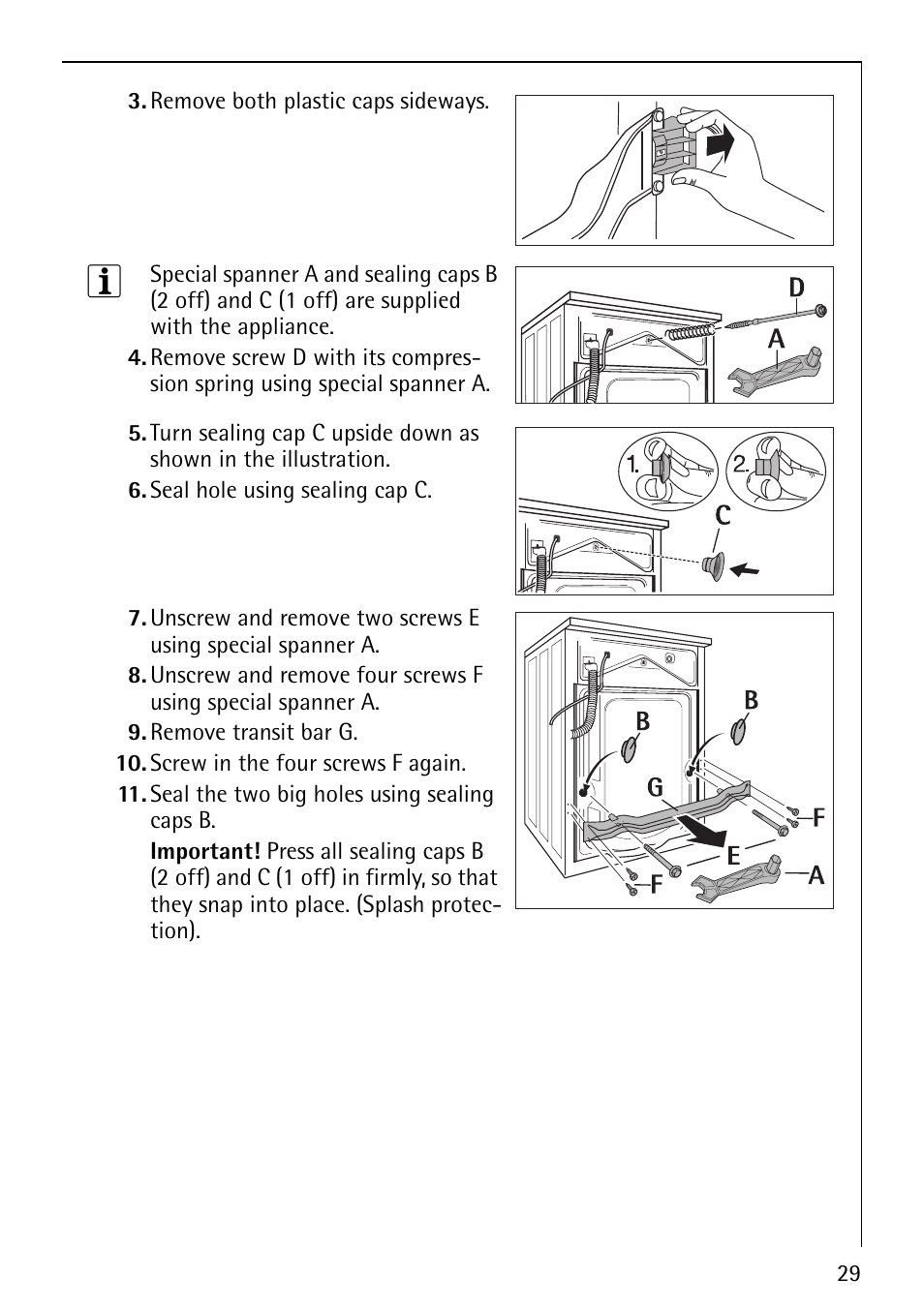 AEG LAVAMAT 60810 User Manual | Page 29 / 40