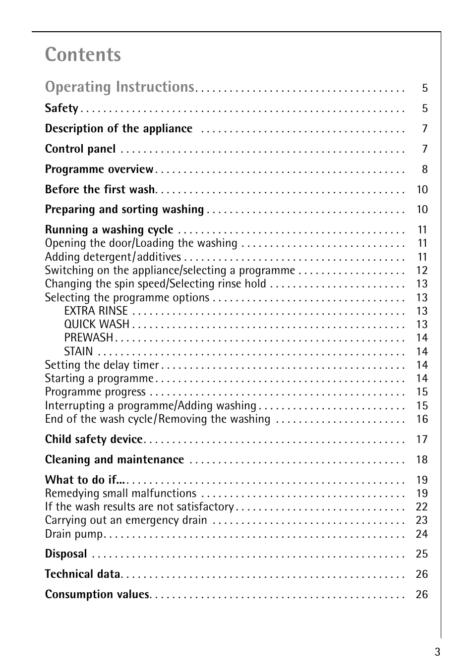 AEG LAVAMAT 60810 User Manual | Page 3 / 40