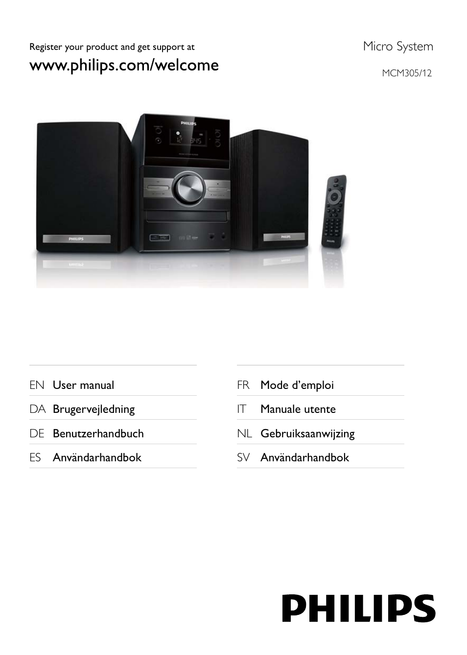 Philips Microcadena clásica User Manual | 22 pages