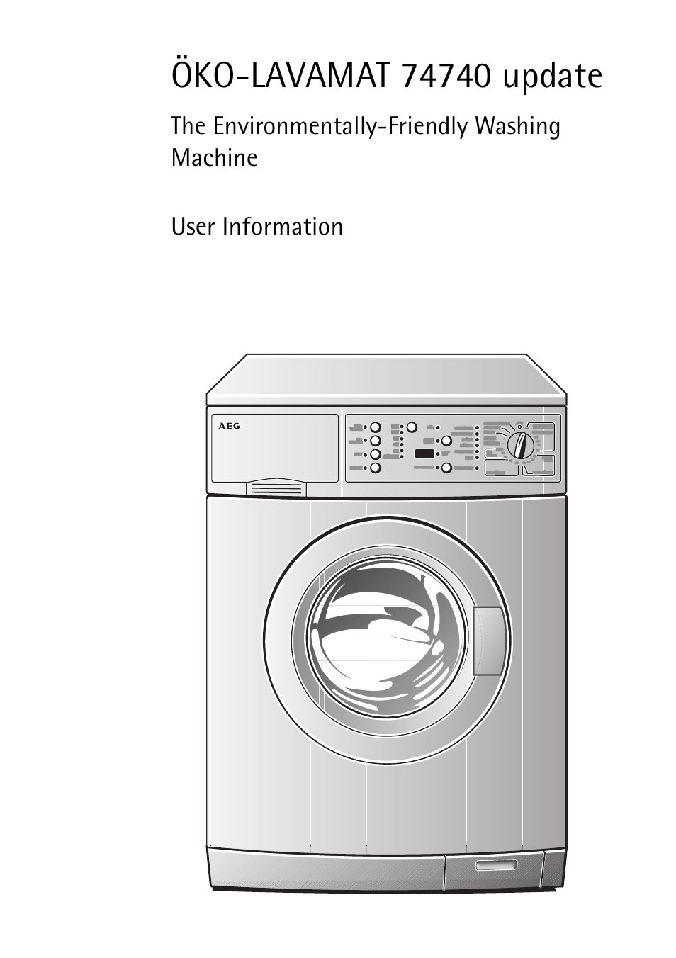 AEG KO-LAVAMAT 74740 User Manual | 56 pages