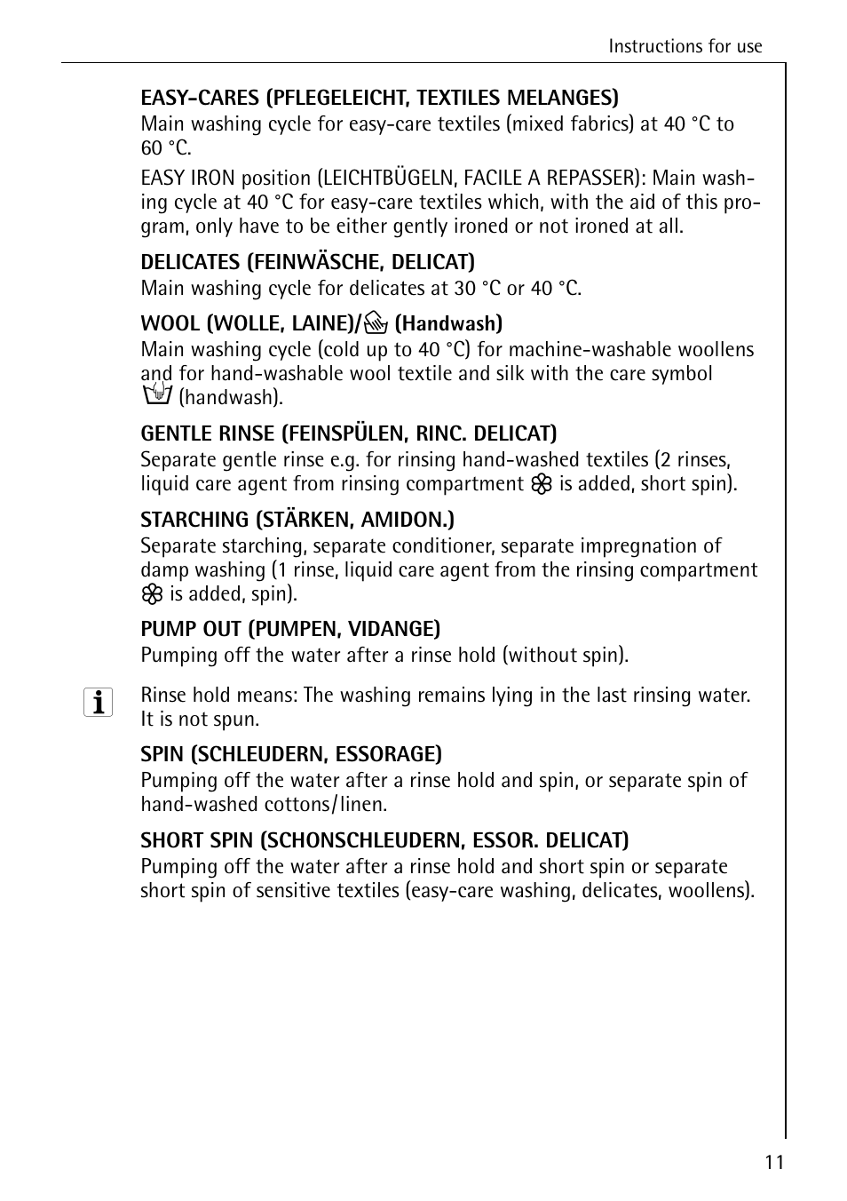 AEG KO-LAVAMAT 74740 User Manual | Page 11 / 56