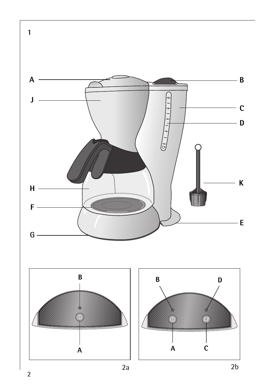 AEG KF 2061 AROMA User Manual | Page 2 / 10