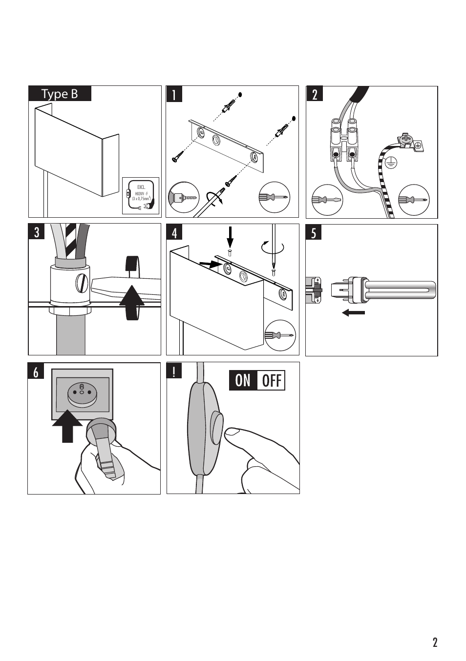 Type b | Philips Ecomoods Aplique User Manual | Page 2 / 34