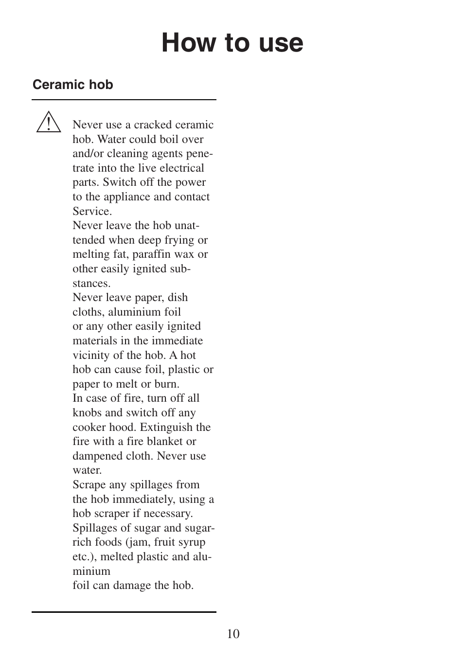 How to use | AEG FM 6300G-AN User Manual | Page 10 / 32