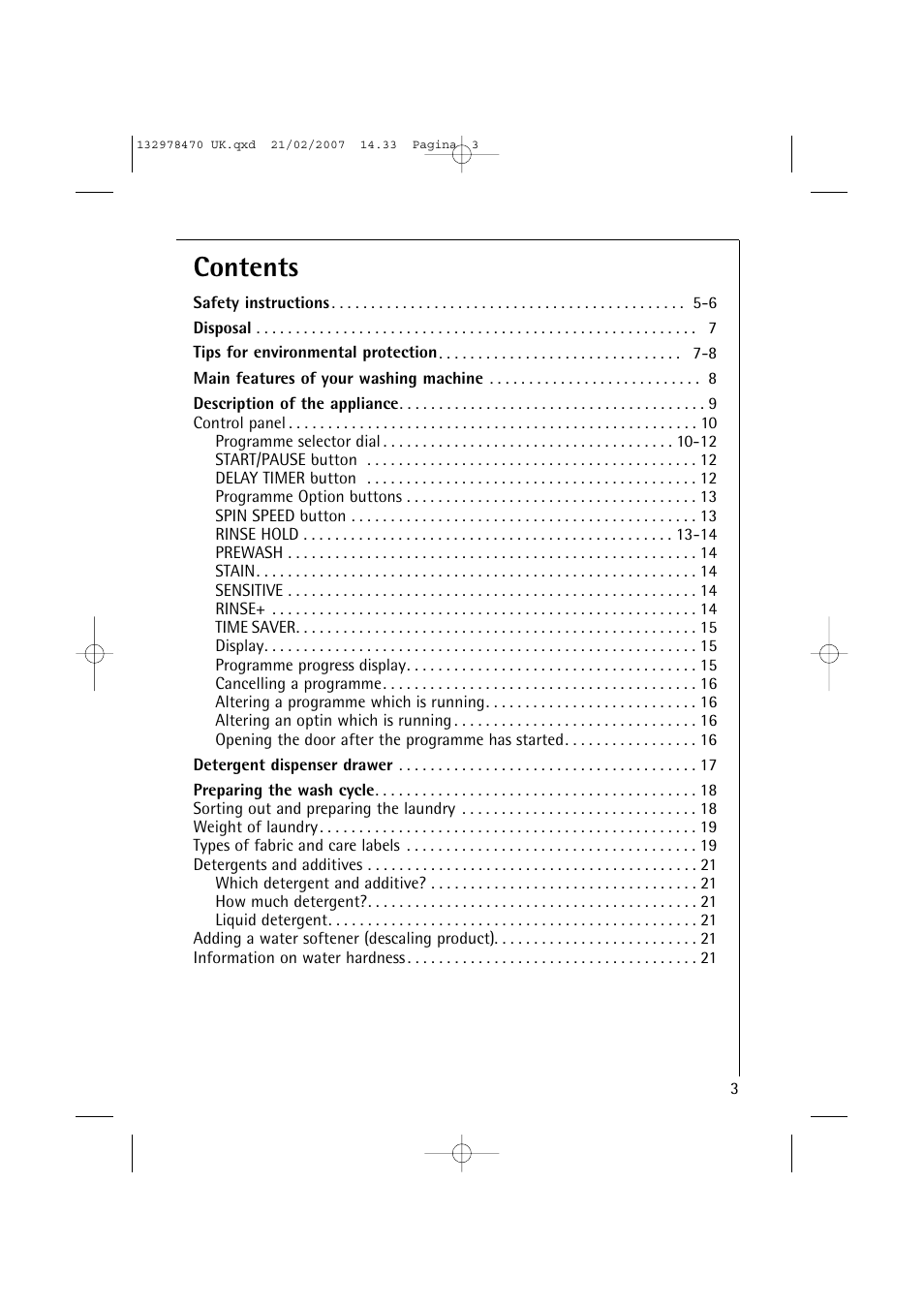 AEG Lavamat 74900 User Manual | Page 3 / 48