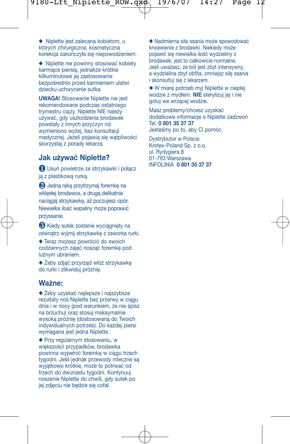 Philips AVENT Niplette User Manual | Page 13 / 14