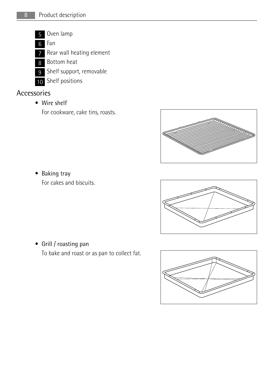 Accessories | AEG BP8314001 User Manual | Page 8 / 32