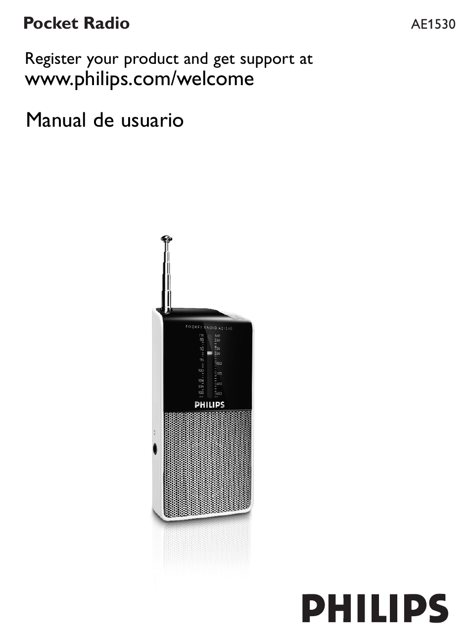 Philips Radio portátil User Manual | 9 pages