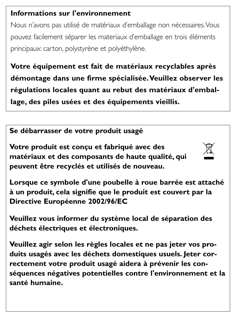 Philips Radio portátil User Manual | Page 8 / 9