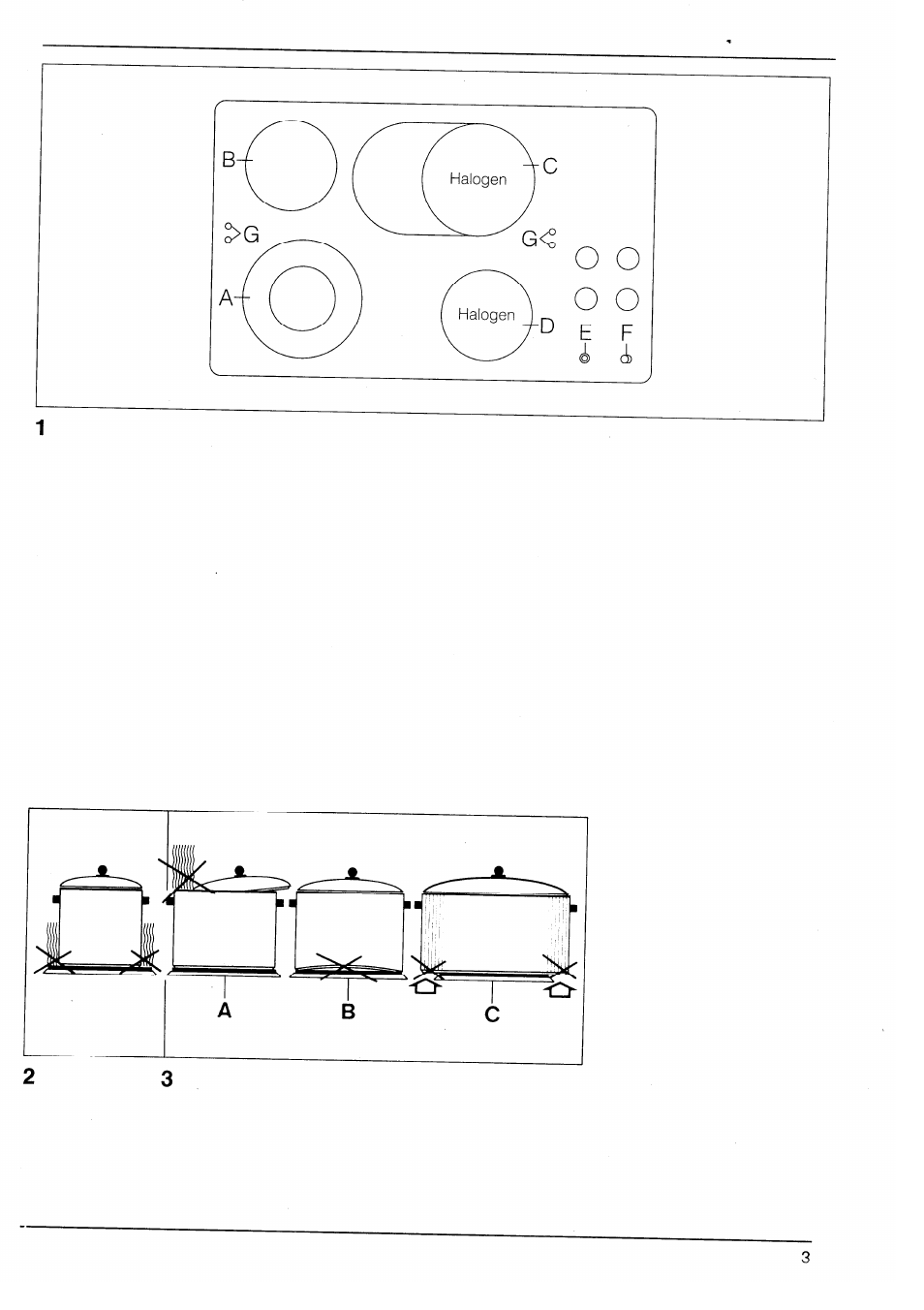 AEG VITRAMIC 7250 K User Manual | Page 3 / 12