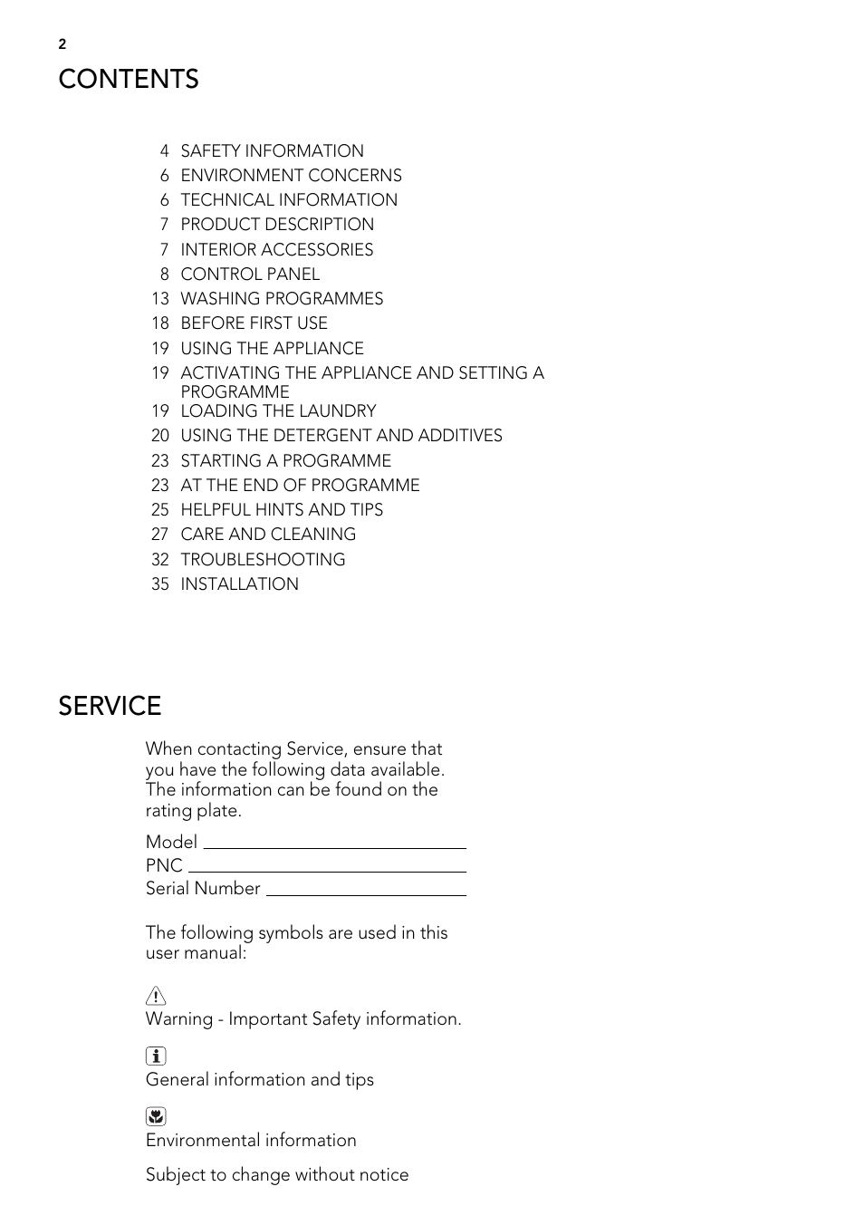 AEG L 98485 FL User Manual | Page 2 / 44