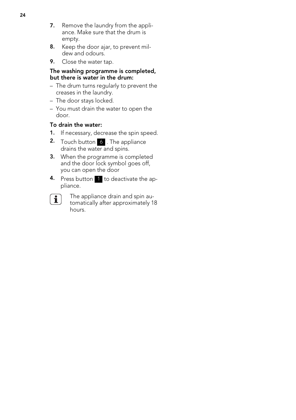 AEG L 98485 FL User Manual | Page 24 / 44