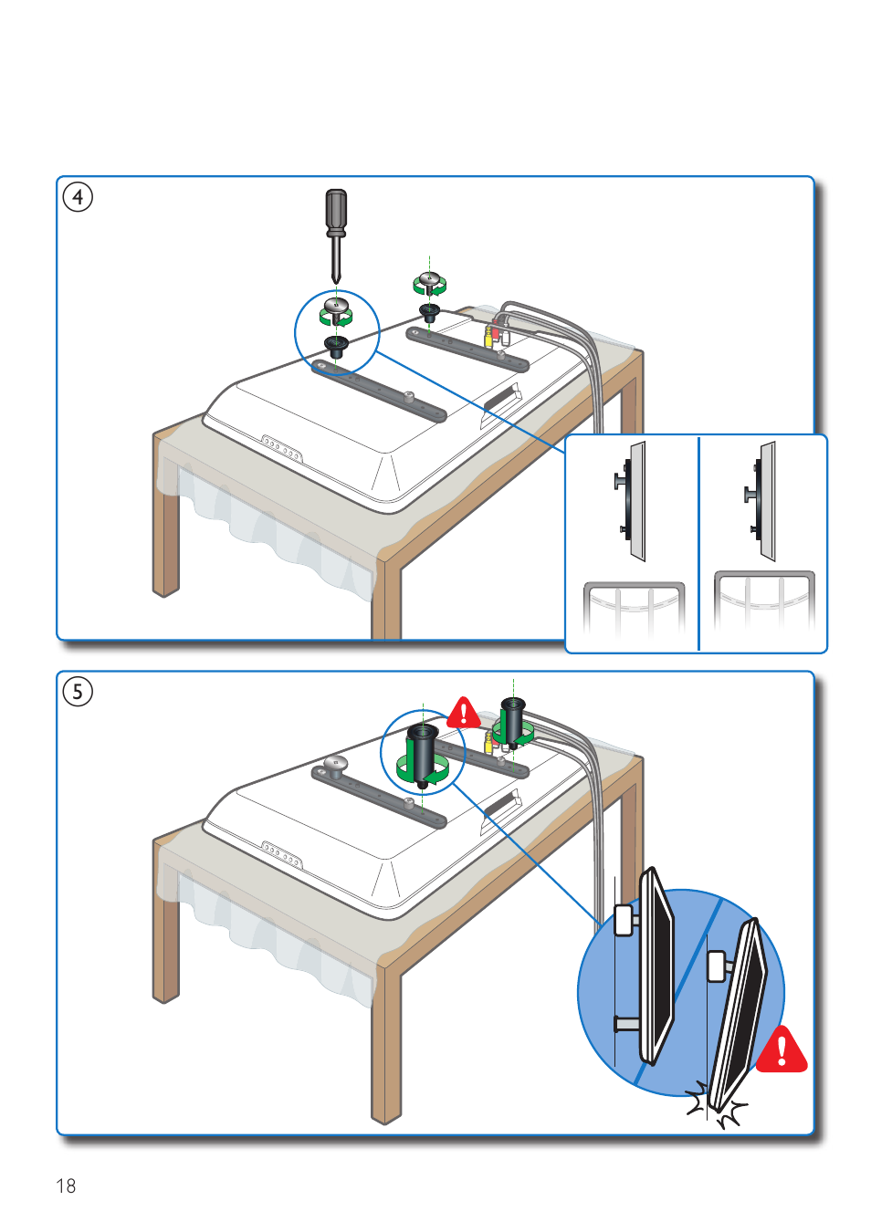 Philips Sist. montaje en pared para LCD User Manual | Page 18 / 20