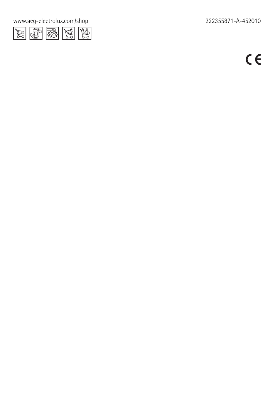 AEG A62000GNW0 User Manual | Page 20 / 20