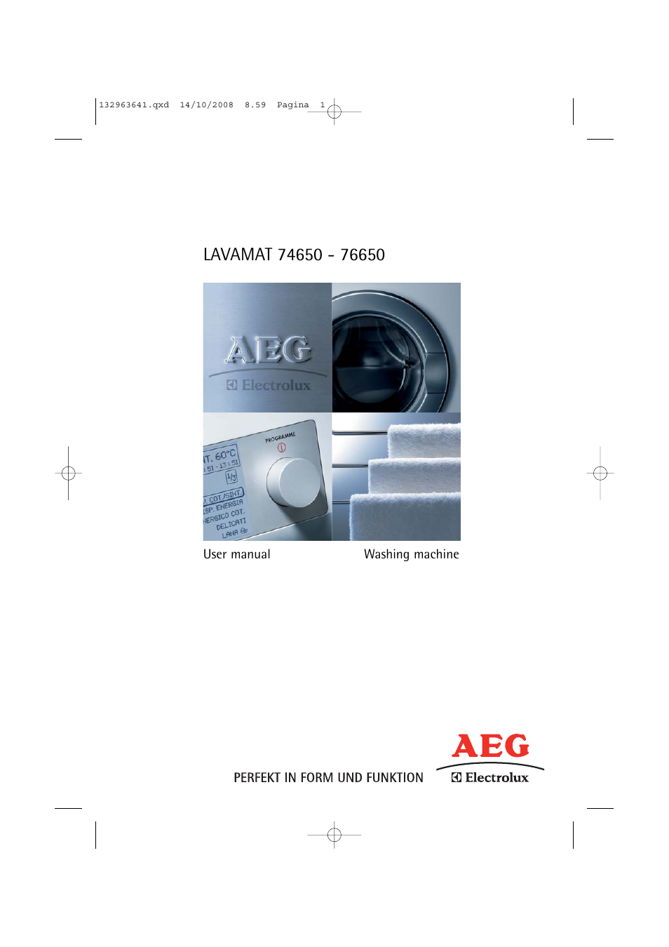 AEG LAVAMAT 76650 User Manual | 48 pages