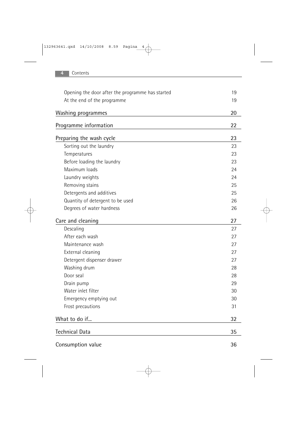 AEG LAVAMAT 76650 User Manual | Page 4 / 48