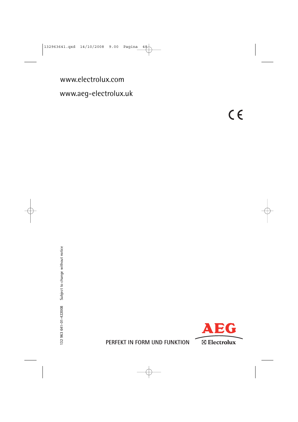 AEG LAVAMAT 76650 User Manual | Page 48 / 48