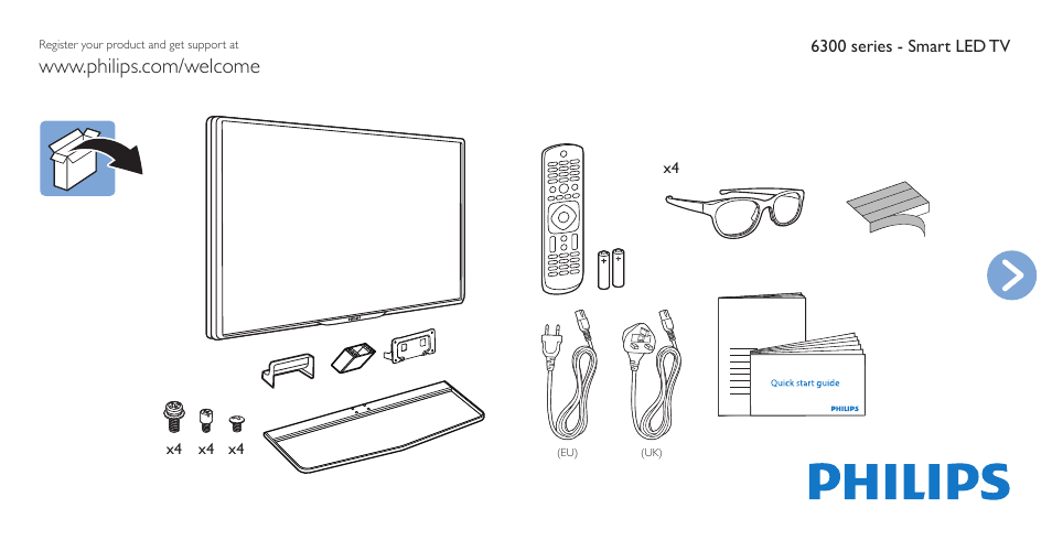 Philips 6000 series Televisor LED Full HD User Manual | 12 pages