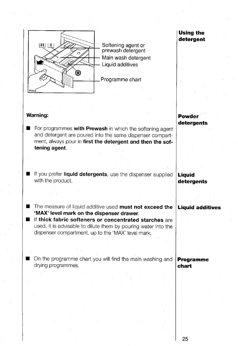 Warning | AEG TURBO 1480 User Manual | Page 25 / 44