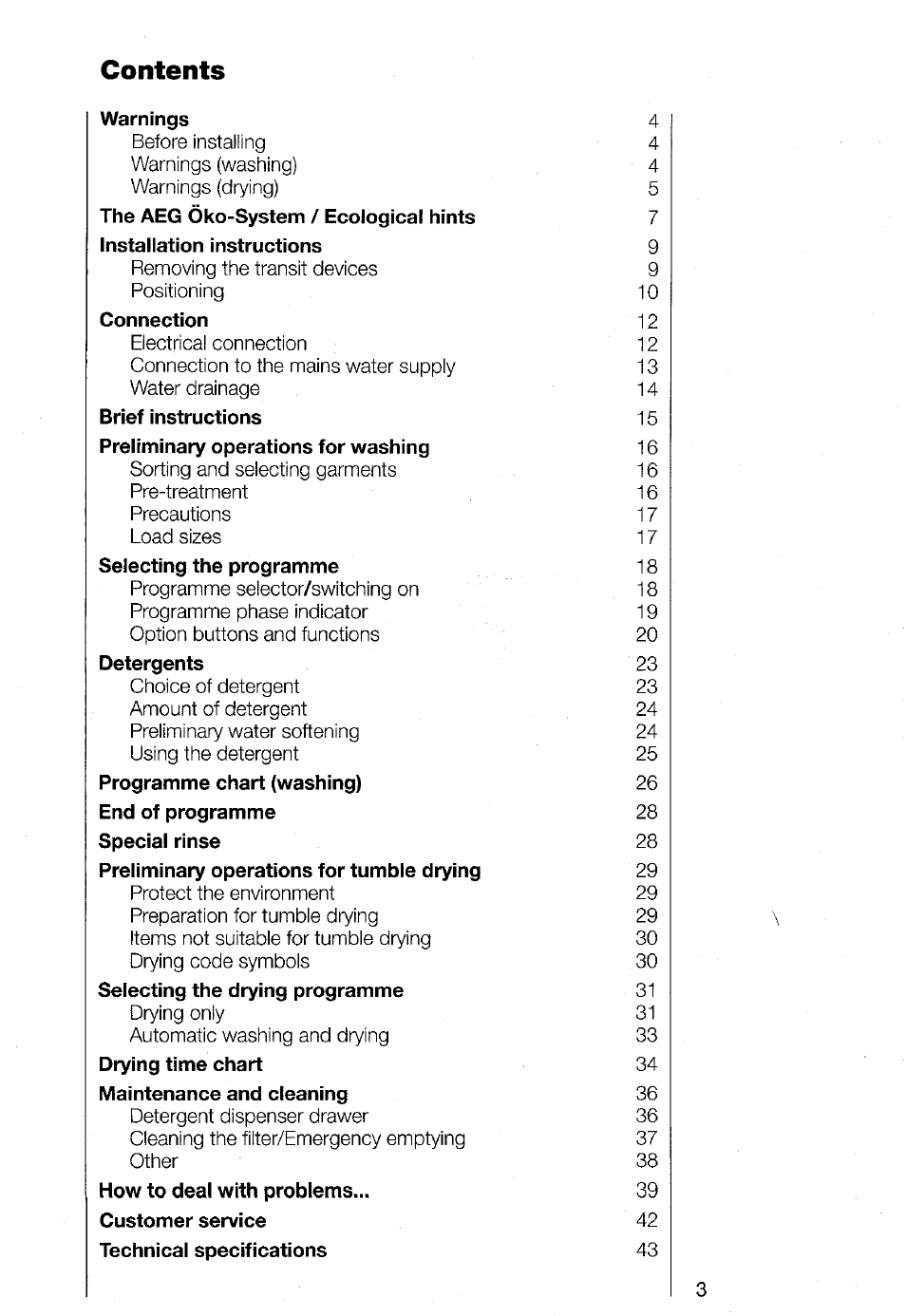 AEG TURBO 1480 User Manual | Page 3 / 44