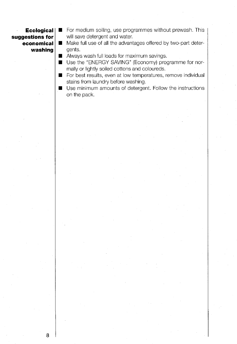 AEG TURBO 1480 User Manual | Page 8 / 44