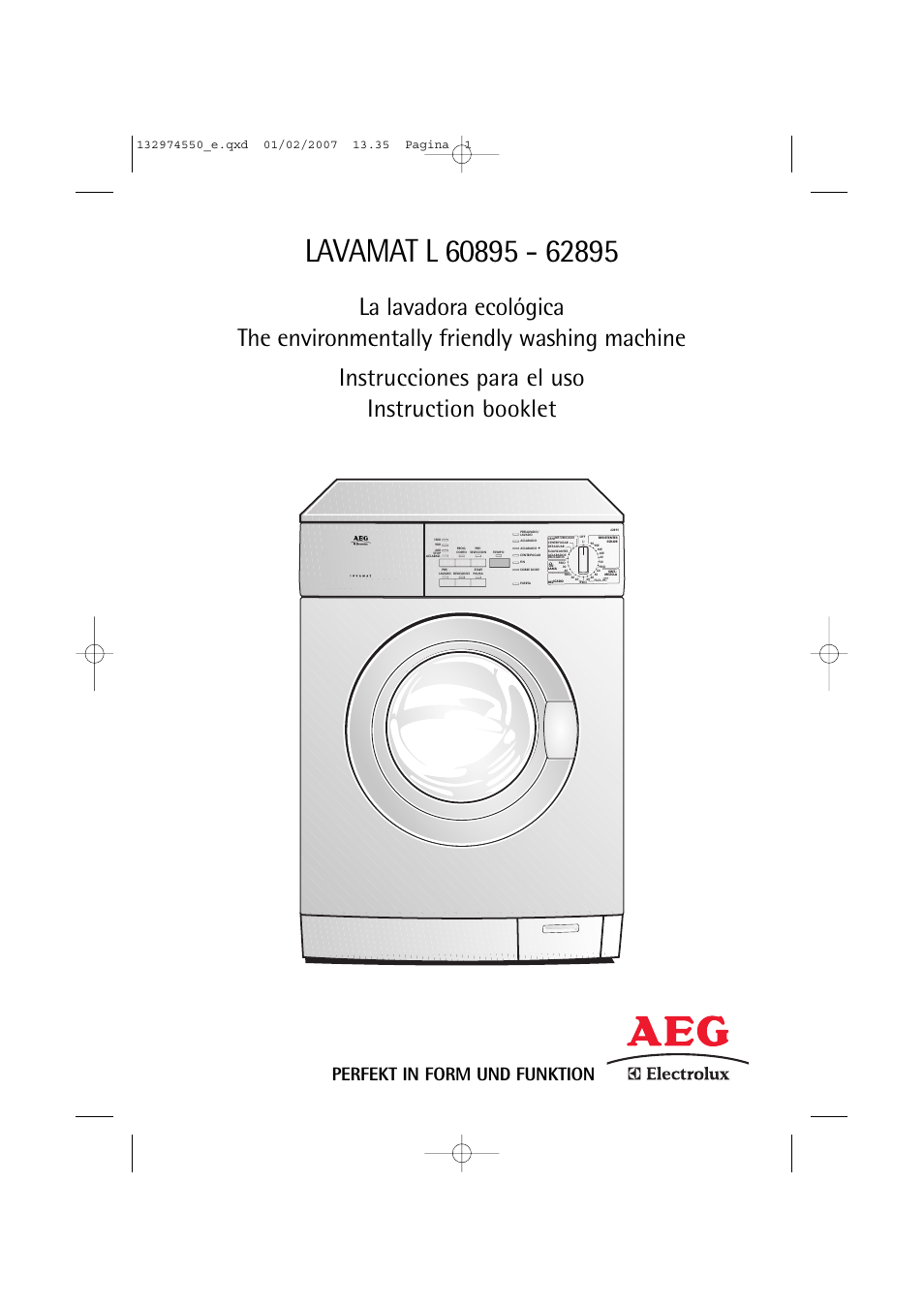 AEG LAVAMAT 62895 User Manual | 46 pages