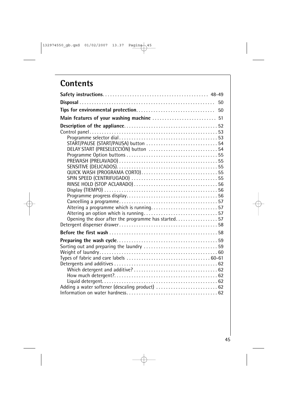 AEG LAVAMAT 62895 User Manual | Page 3 / 46