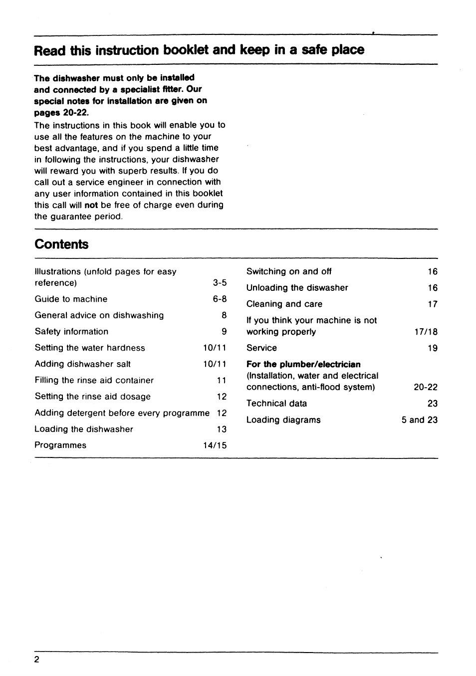 AEG OKO Favorit 645 User Manual | Page 2 / 24