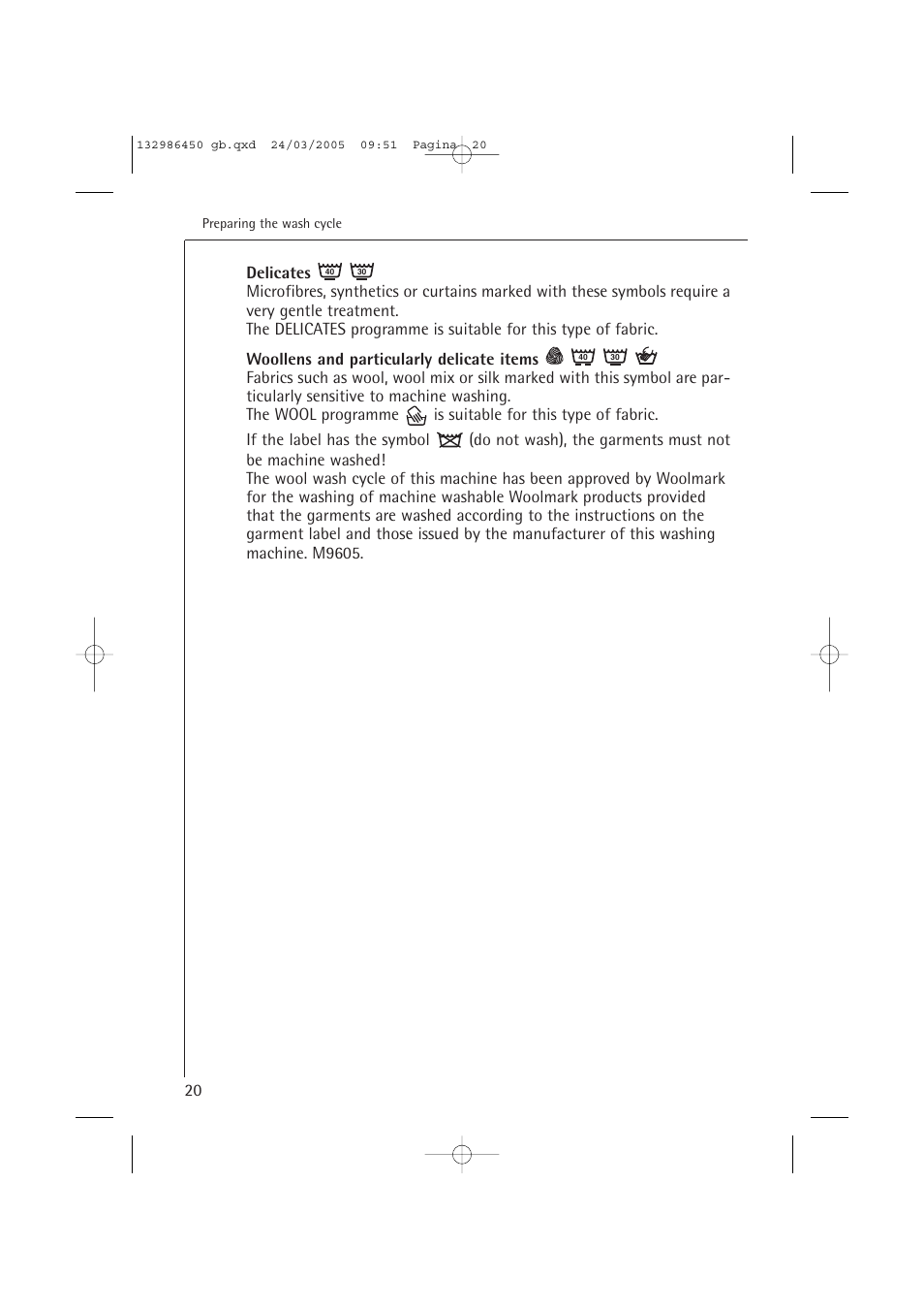 AEG LAVAMAT TURBO 14820 User Manual | Page 20 / 50