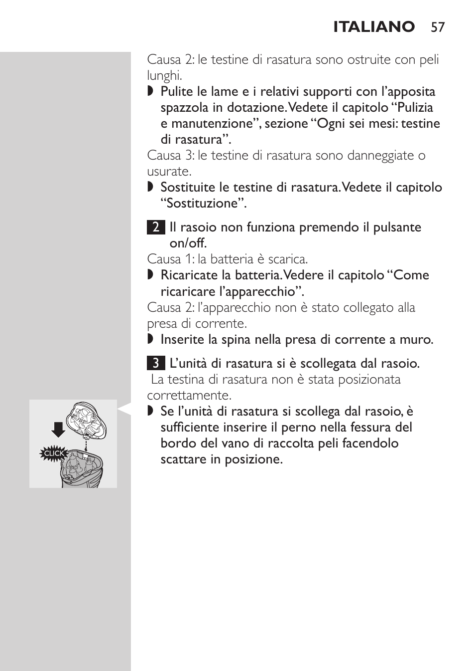 Philips Afeitadora eléctrica User Manual | Page 55 / 88