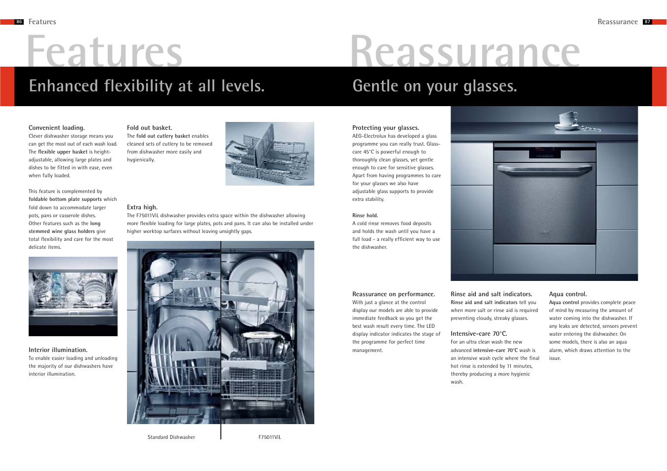 Features reassurance | AEG 83 User Manual | Page 3 / 7