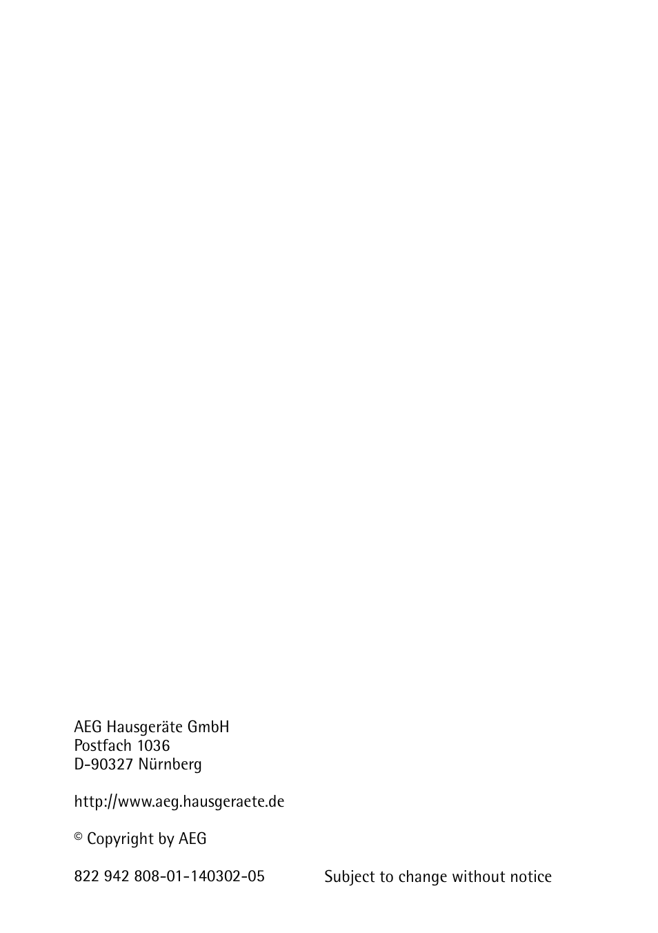 AEG LAVAMAT W 730 User Manual | Page 52 / 52