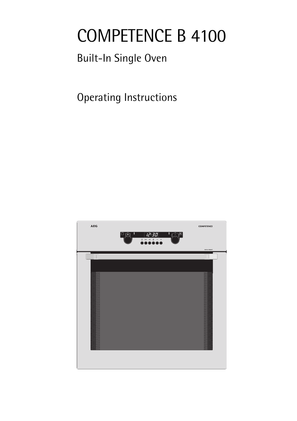 AEG COMPETENCE B 4100 User Manual | 60 pages
