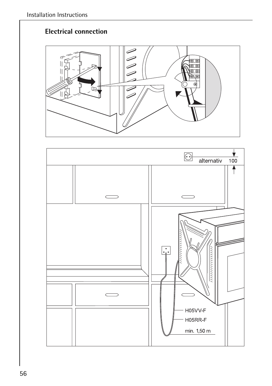 AEG COMPETENCE B 4100 User Manual | Page 56 / 60