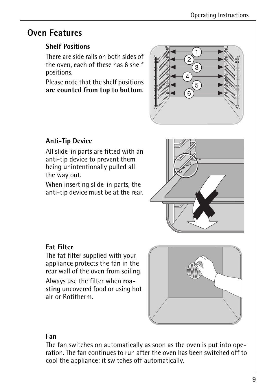 AEG COMPETENCE B 4100 User Manual | Page 9 / 60
