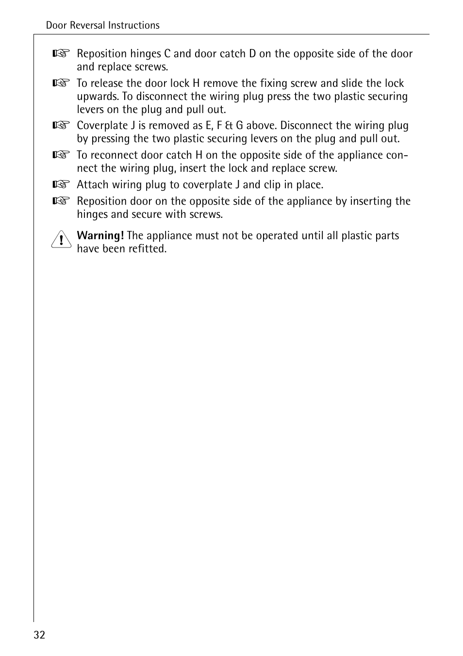 AEG LAVATHERM 33600 User Manual | Page 32 / 40