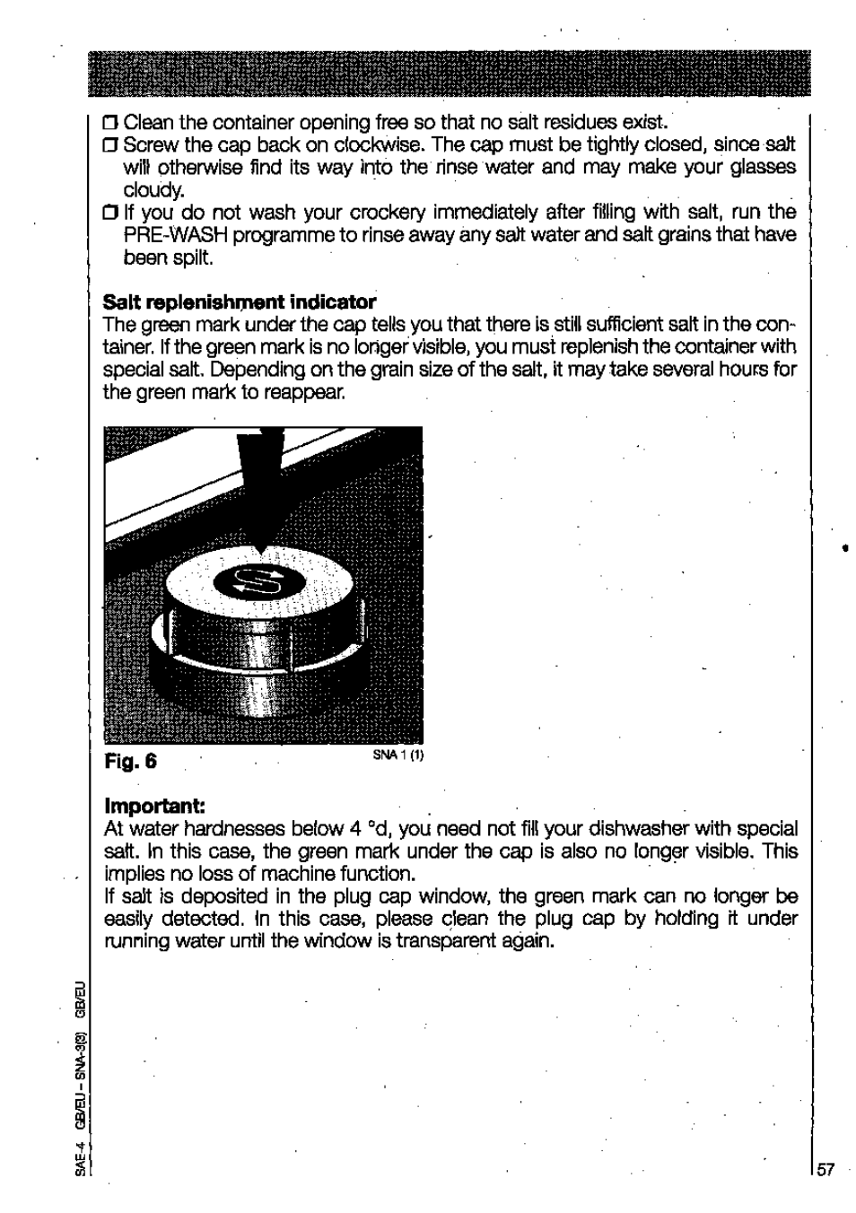 AEG OKO FAVORIT 3130 User Manual | Page 17 / 40