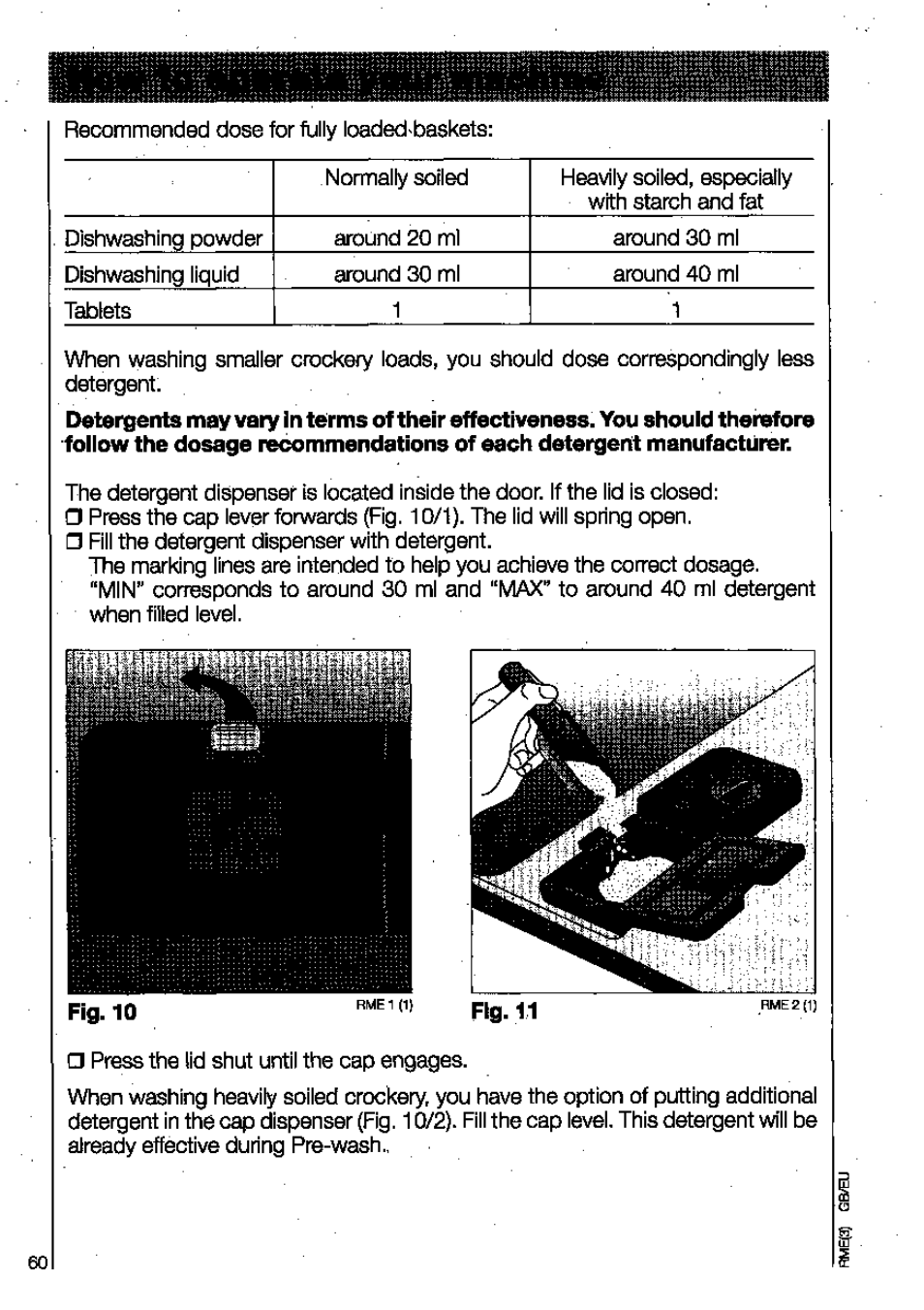 AEG OKO FAVORIT 3130 User Manual | Page 20 / 40