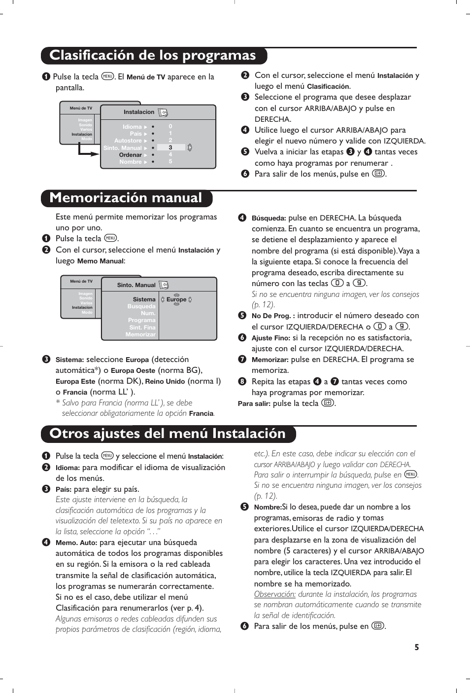 Philips Streamium Flat TV User Manual | Page 115 / 136