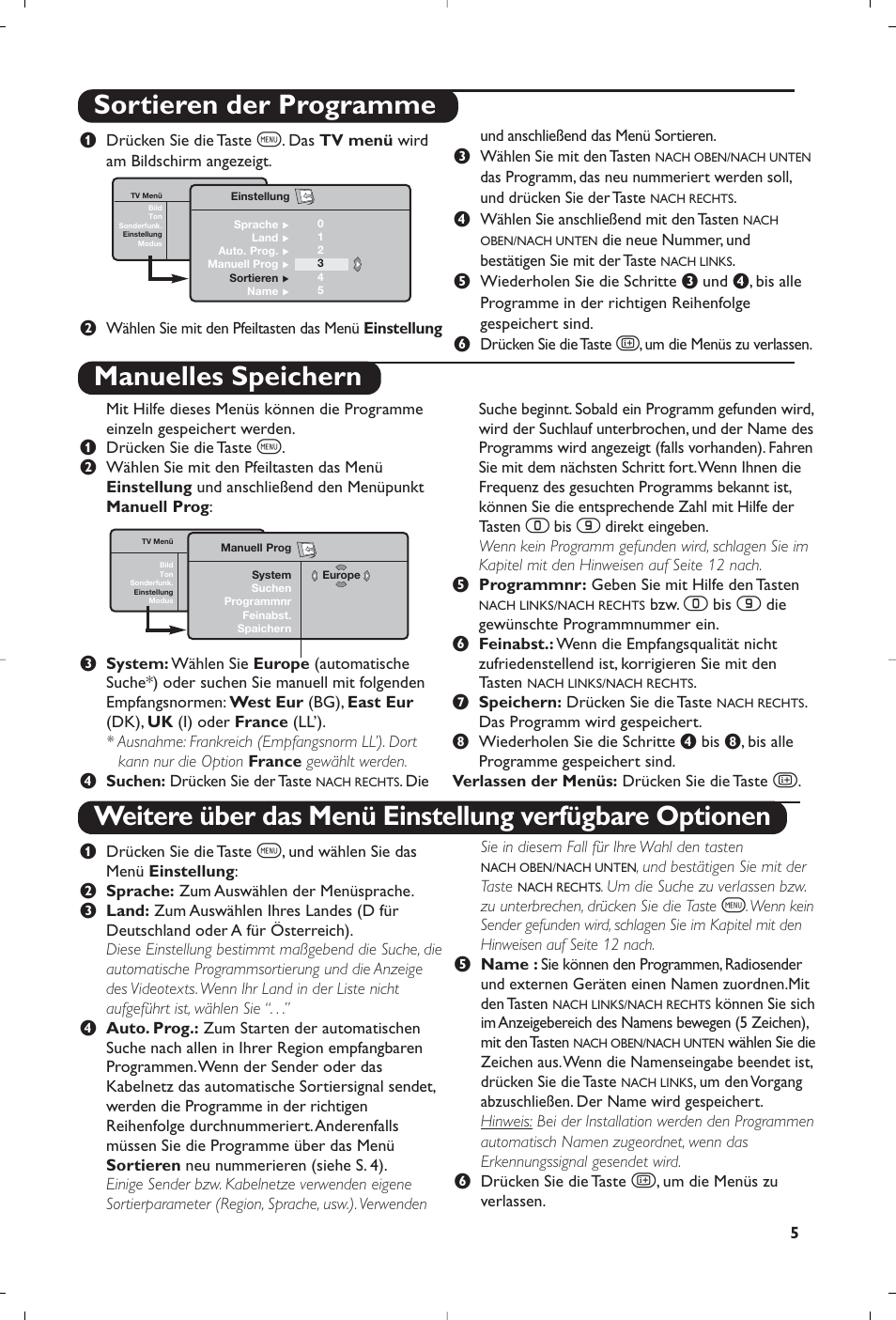 Philips Streamium Flat TV User Manual | Page 43 / 136