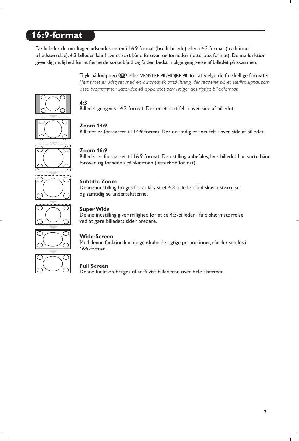 9-format | Philips Streamium Flat TV User Manual | Page 69 / 136