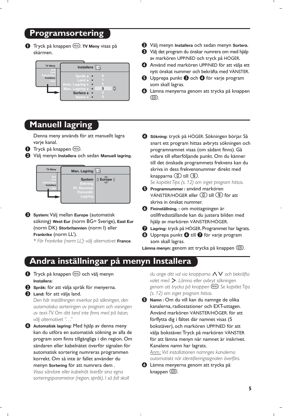 Philips Streamium Flat TV User Manual | Page 91 / 136