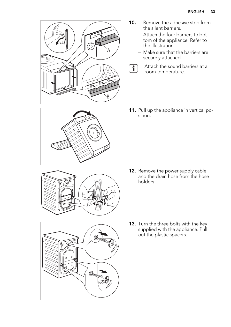 AEG L 98699 FL User Manual | Page 33 / 40