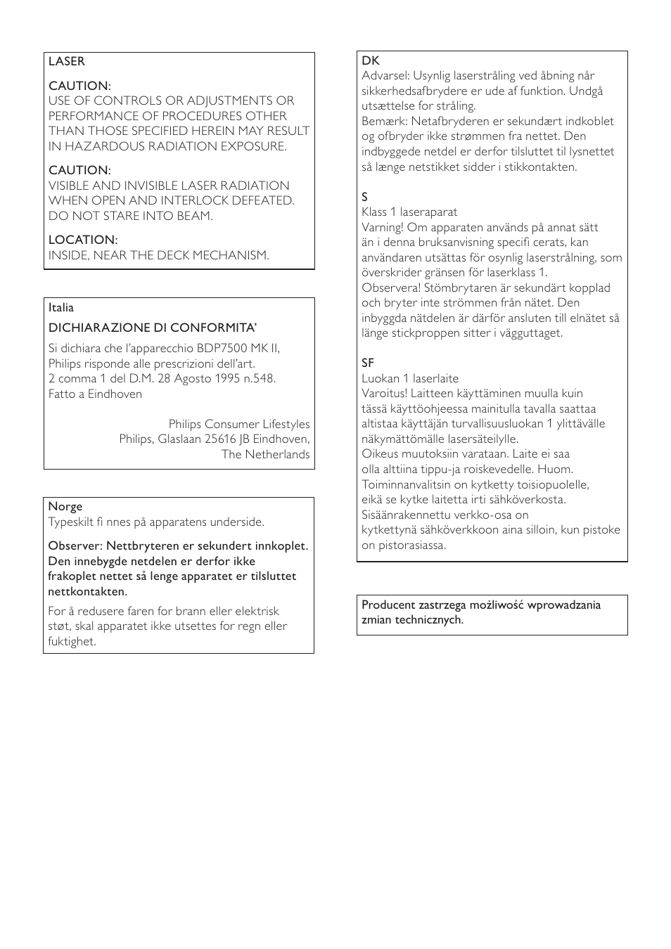 Philips 7000 series Reproductor de Blu-ray Disc User Manual | Page 2 / 57