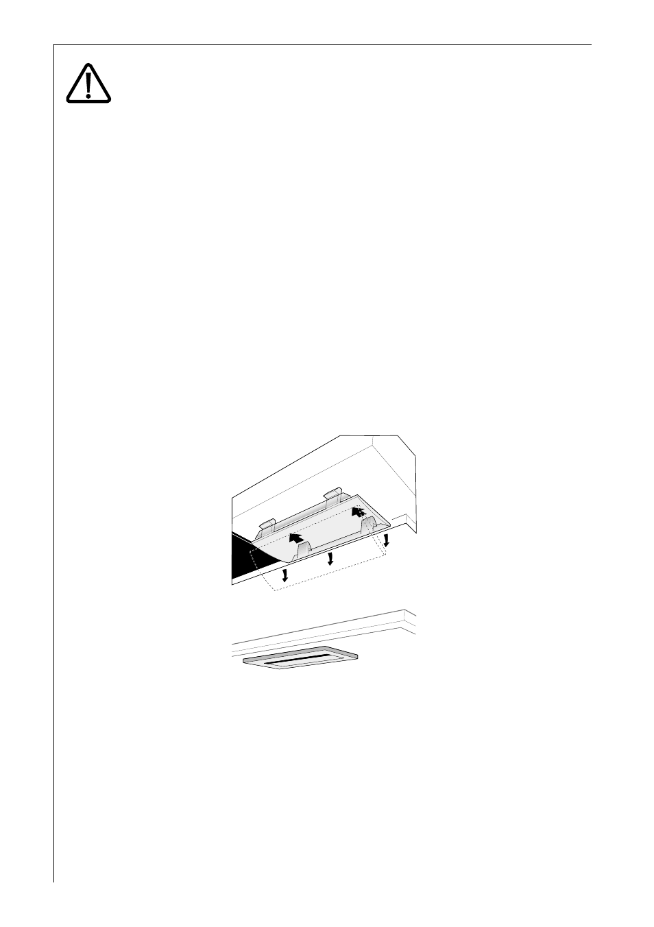 Warning, Changing the light bulb | AEG DK 1190 User Manual | Page 10 / 18