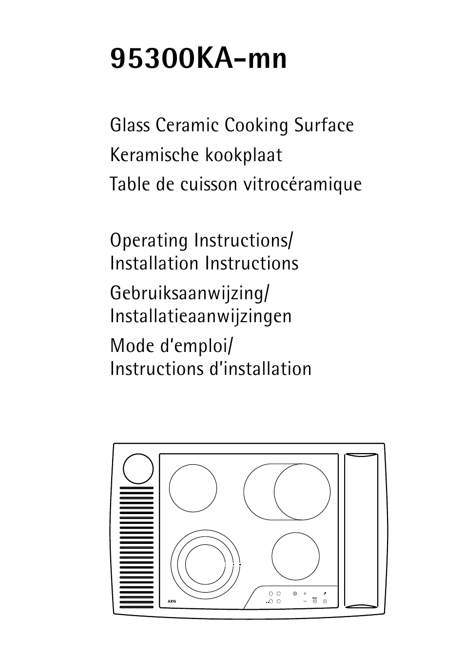 AEG 95300KA-MN User Manual | 32 pages