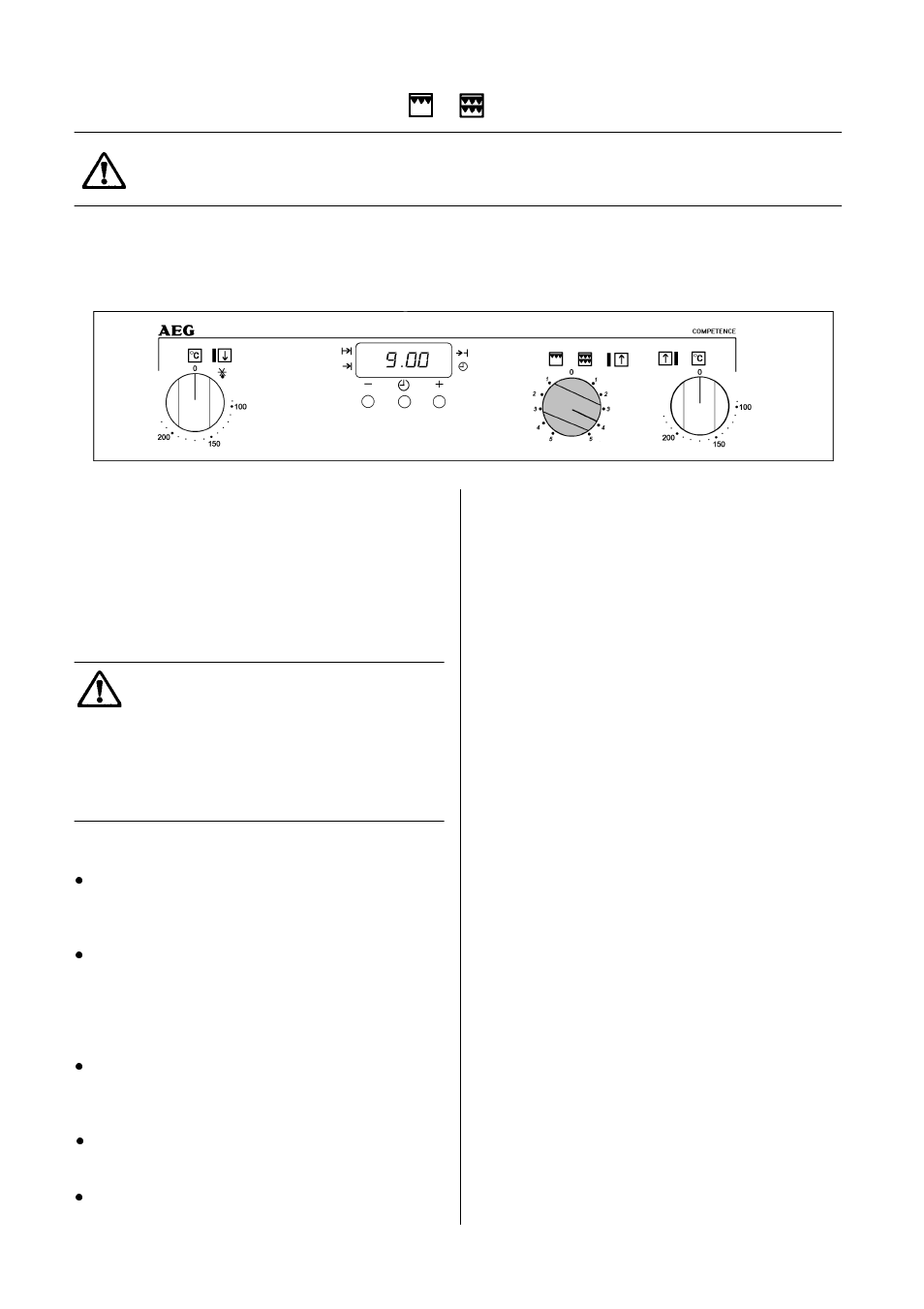 The dual grill | AEG COMPETENCE D2160-1 User Manual | Page 12 / 40