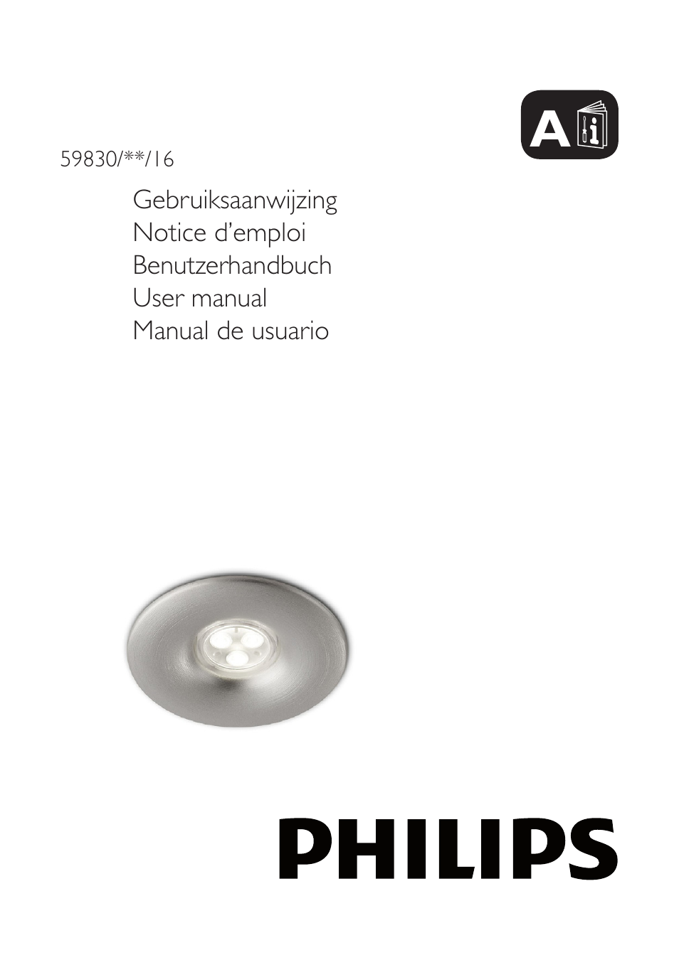Philips SMARTSPOT Foco empotrable User Manual | 8 pages