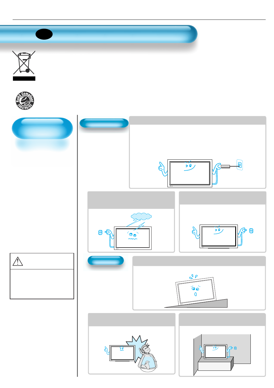 Medidas de seguridad, Advertencia, Respete siempre los mensajes de seguridad | Instalación | Philips Monitor de plasma User Manual | Page 2 / 59