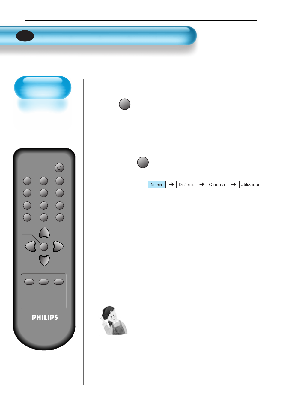 Selección del modo de imagen, Selección del pict mode, Desaparición del menú en pantalla | Observaciones, Regolazioni video preimpostate | Philips Monitor de plasma User Manual | Page 31 / 59